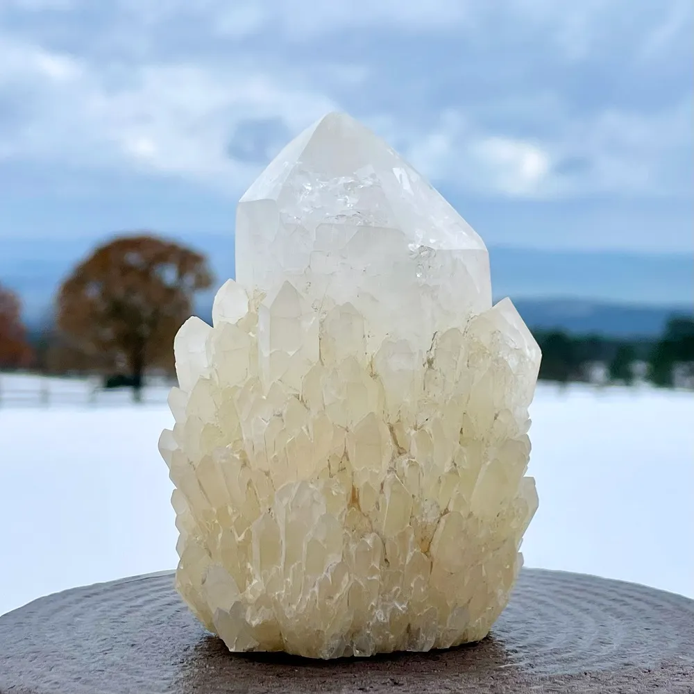 2025年1月10日 キャンドルクォーツ - 石の音ブログ