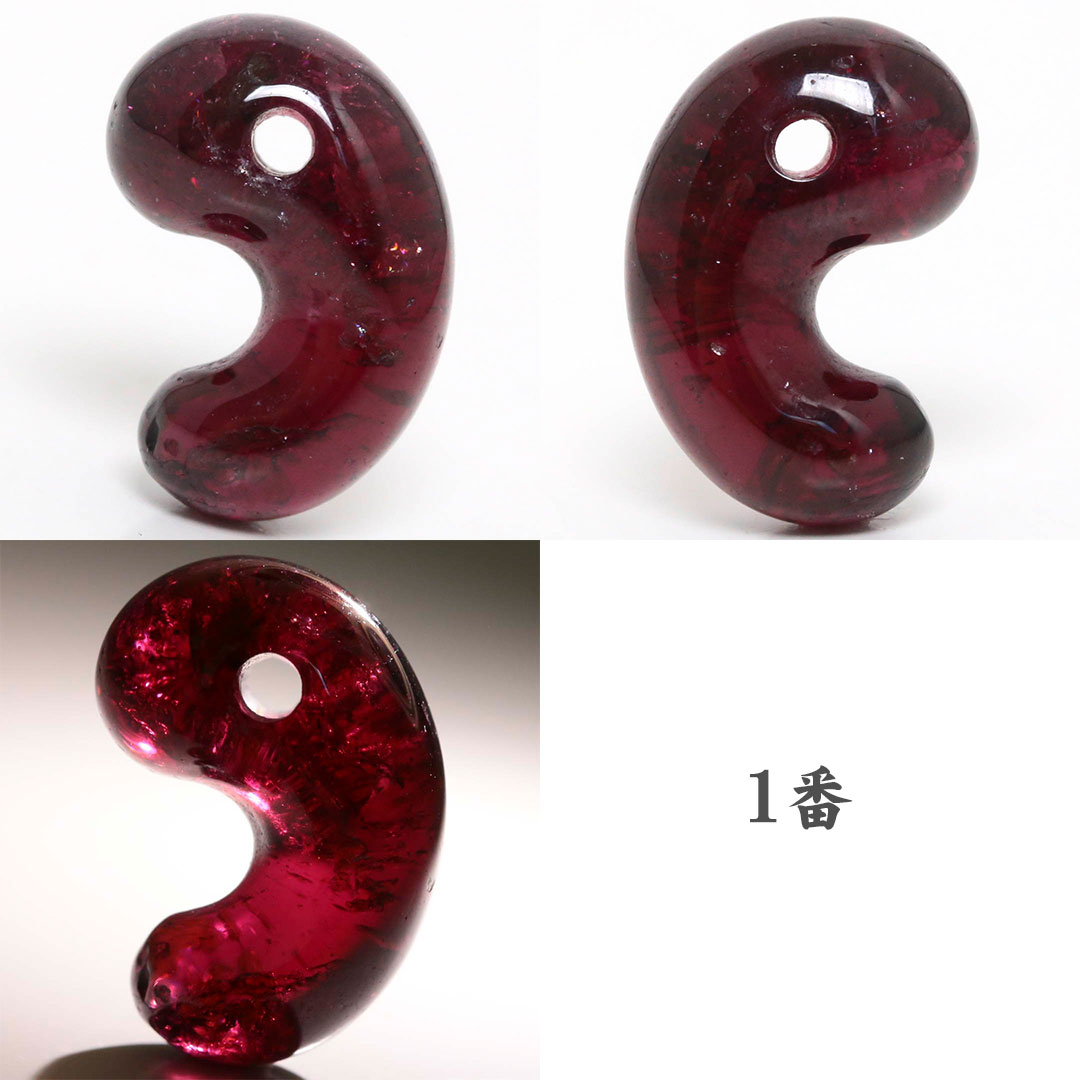 アナヒータストーンズ ガーネット勾玉 出雲勾玉 30mm お知らせ】ガーネット勾玉発売します！ | MENOYA Group SHOP BLOG&NEWS