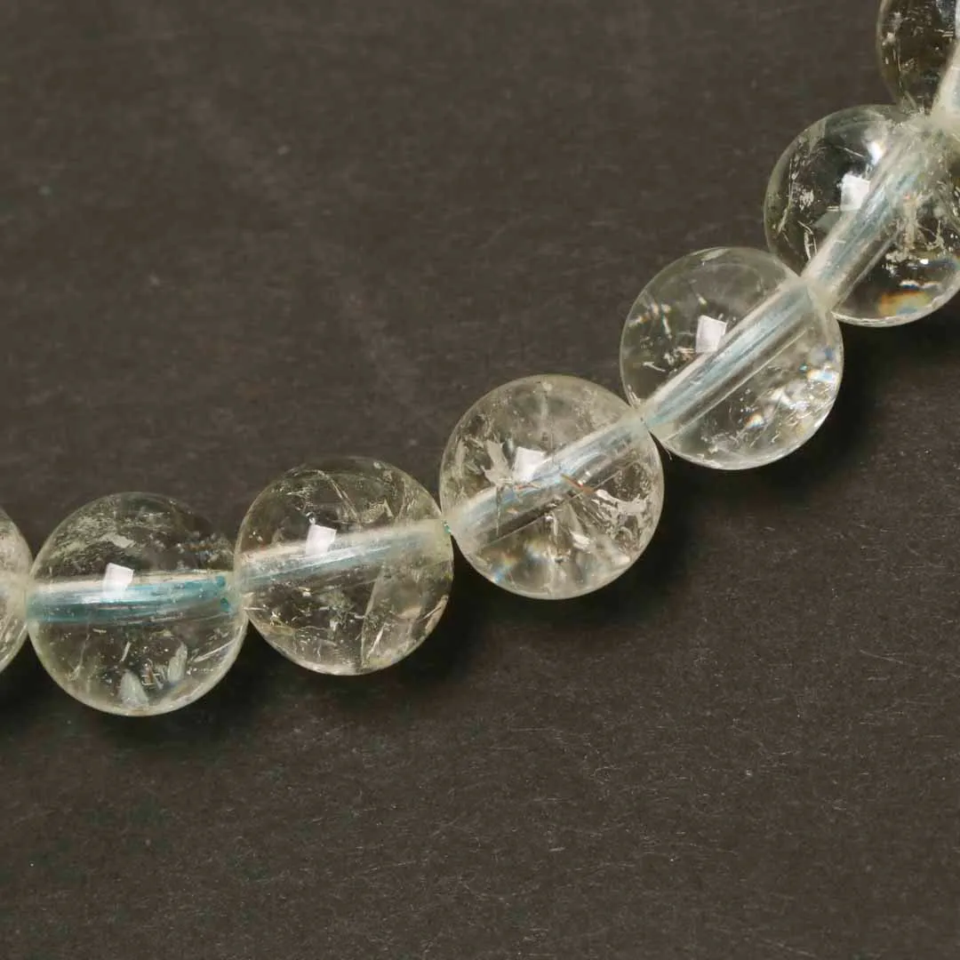 みかつき様　ヒマラヤベリル②ゴシェナイトブレスレット 無色透明なアクアマリン！？ヒマラヤンベリル(ゴシェナイト) の