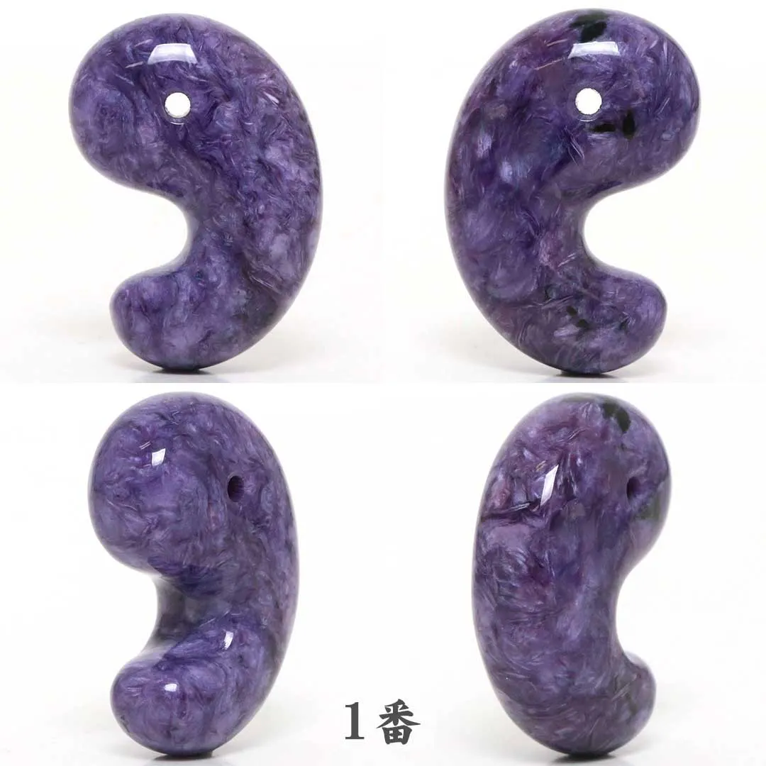 超レアー　国石　双体子持ち勾玉(販済) 再入荷勾玉をご紹介！チャロアイト出雲型勾玉 ロシア産 - 石の音ブログ