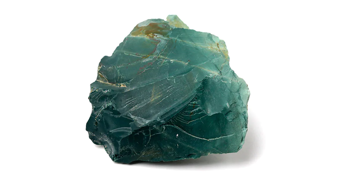 新作勾玉！)花仙碧玉出雲型勾玉 島根県・玉造 花仙山産 - 石の音ブログ