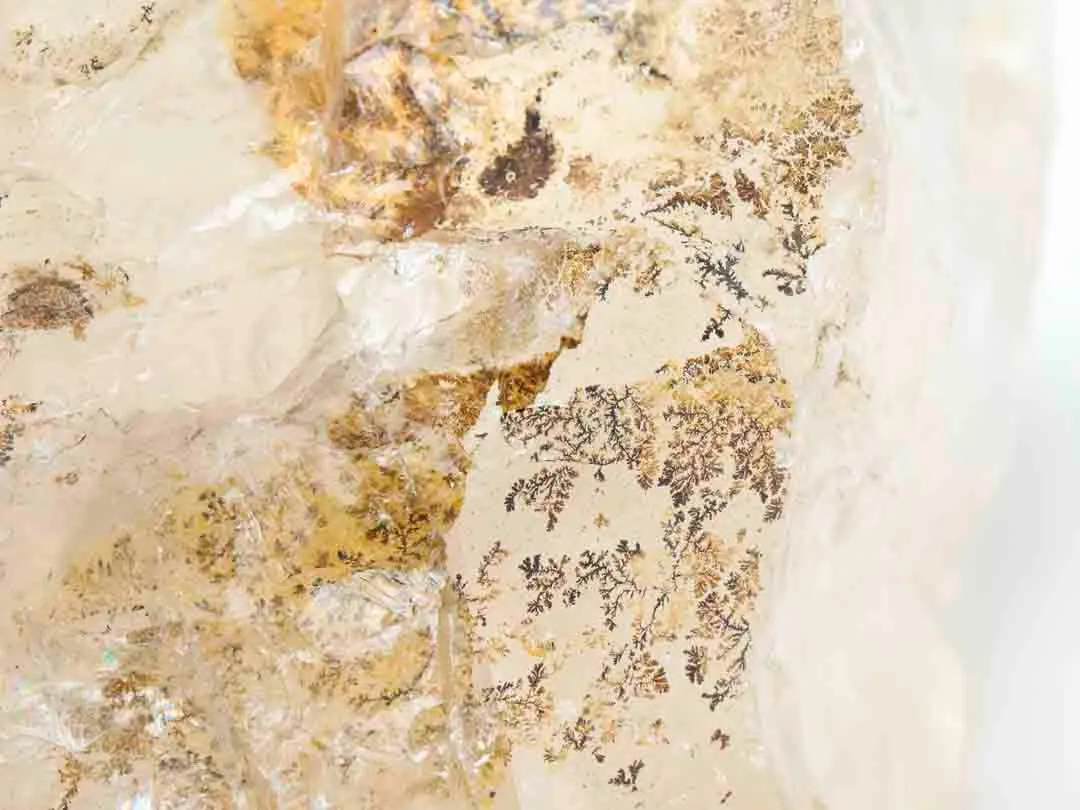 新作勾玉！)デンドリチッククォーツ出雲型勾玉 マダガスカル産 - 石の